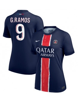 Billige Paris Saint-Germain Goncalo Ramos #9 Hjemmedrakt Dame 2024-25 Kortermet